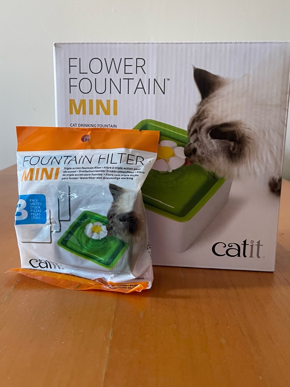 Catit 2.0 Mini Cat Water Fountain Filter, 3 Pack, Cat Fountain Filters